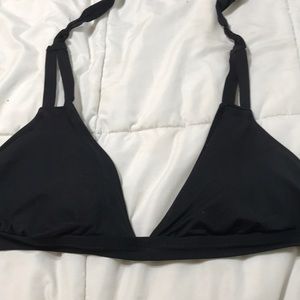black bikini top
